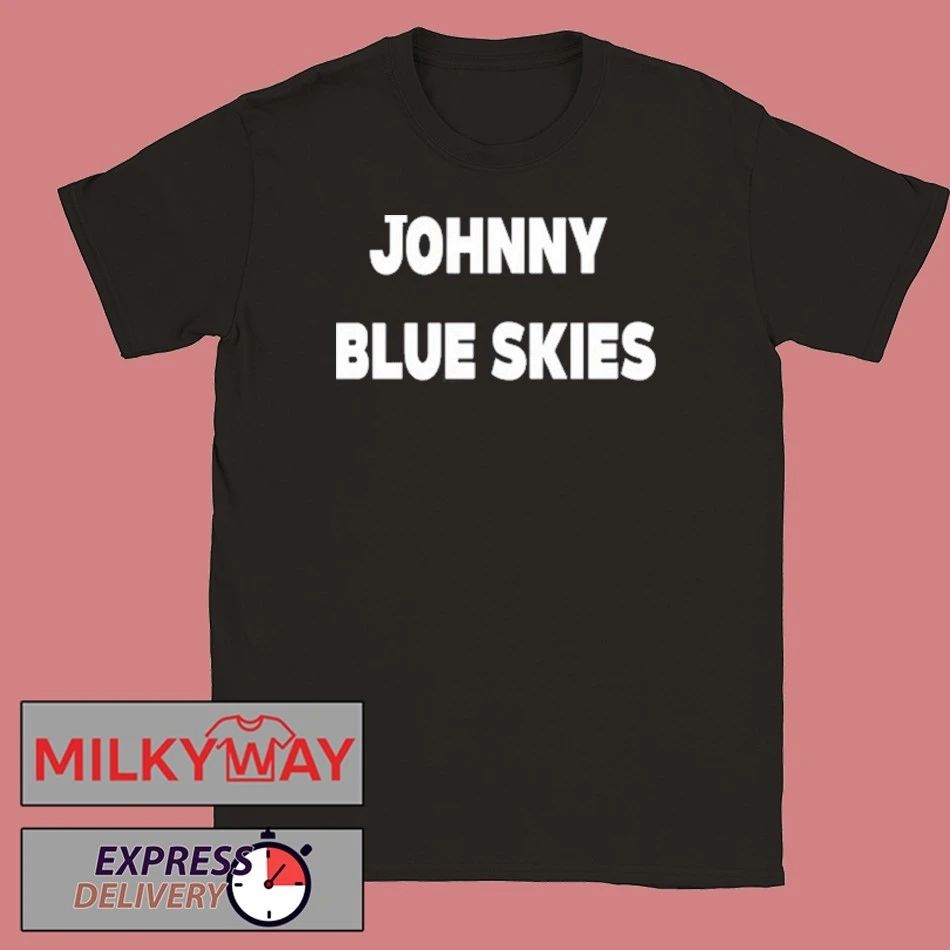 Johnny Blue Skies Triblend Navy 2026 shirt