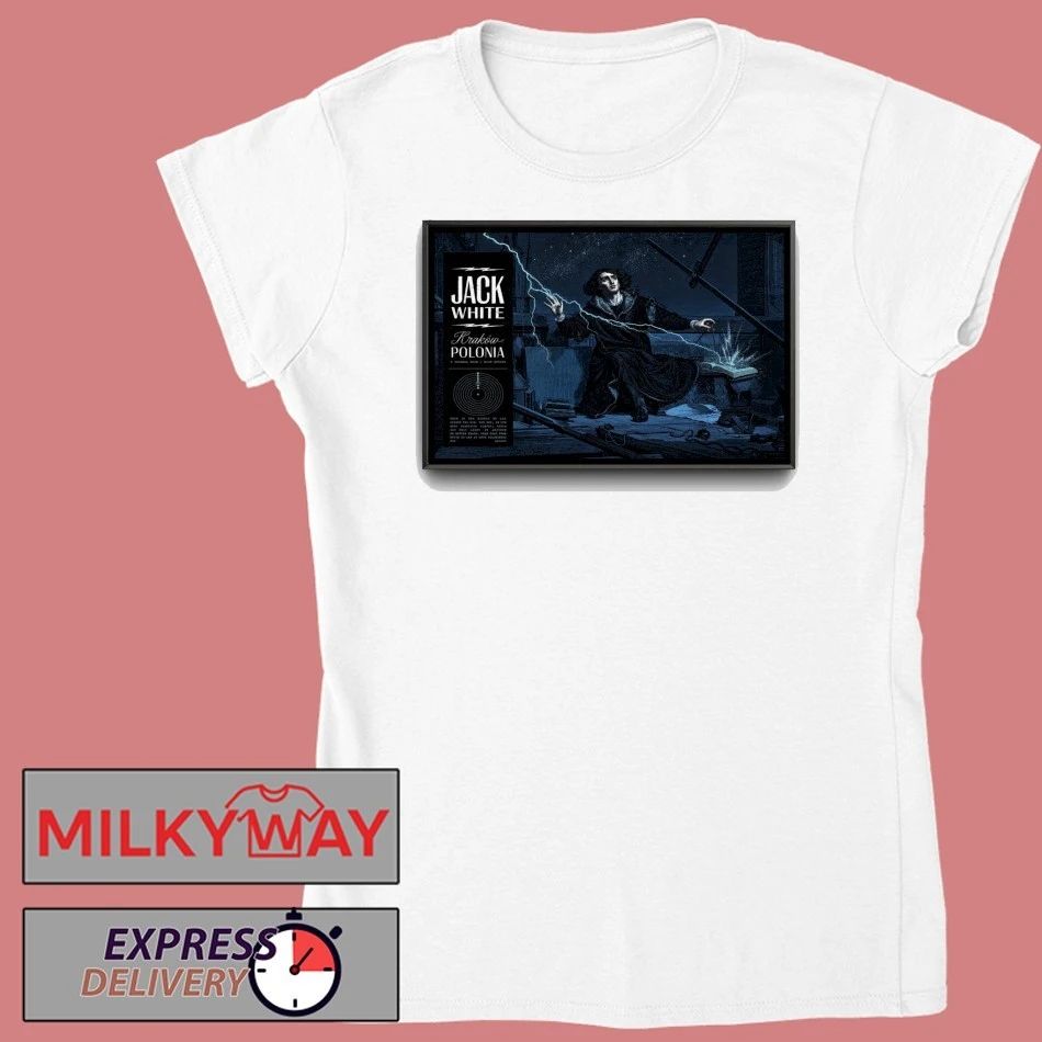 Jack White Klub Studio, Kraków Poland Jun 2 2026 Poster shirt