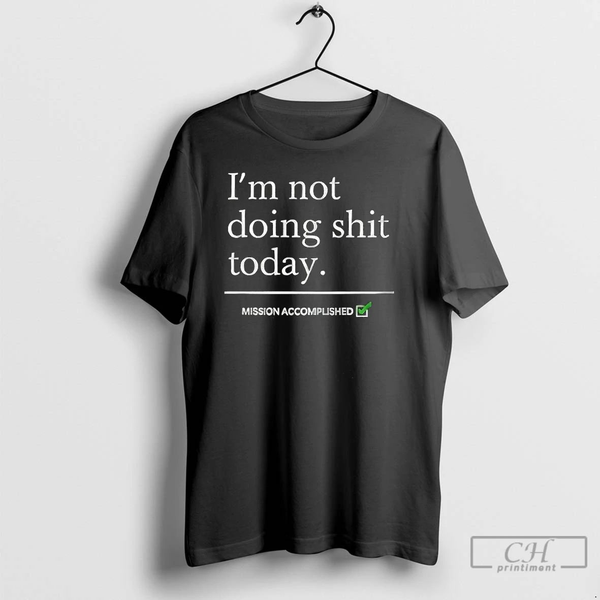 Classic Im Not Doing Shit Today Erling Haaland T Shirts