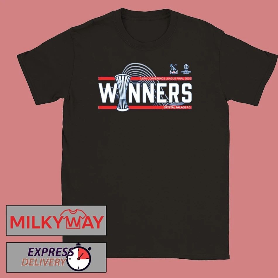 Crystal Palace 2026 UEFA Conference League Winners T-Shirt