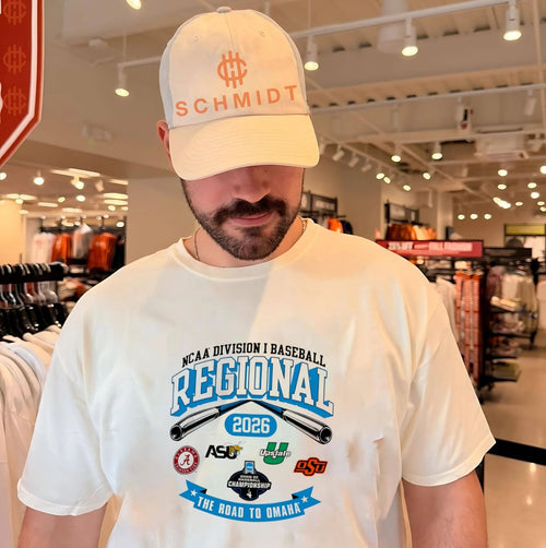 2026 NCAA Division I Baseball Regional Alabama The Road To Omaha logos shirt