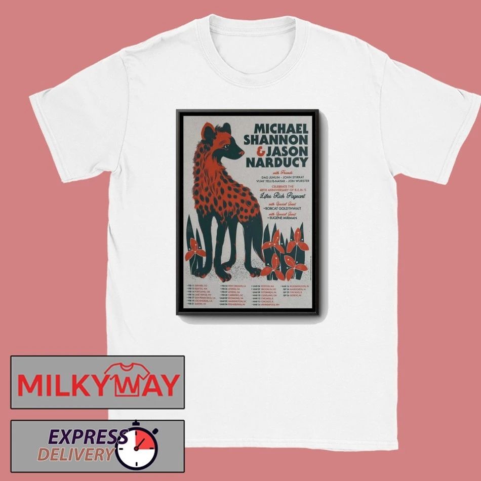 Poster Michael Shannon & Jason Narducy Mar – Sept 2026 shirt