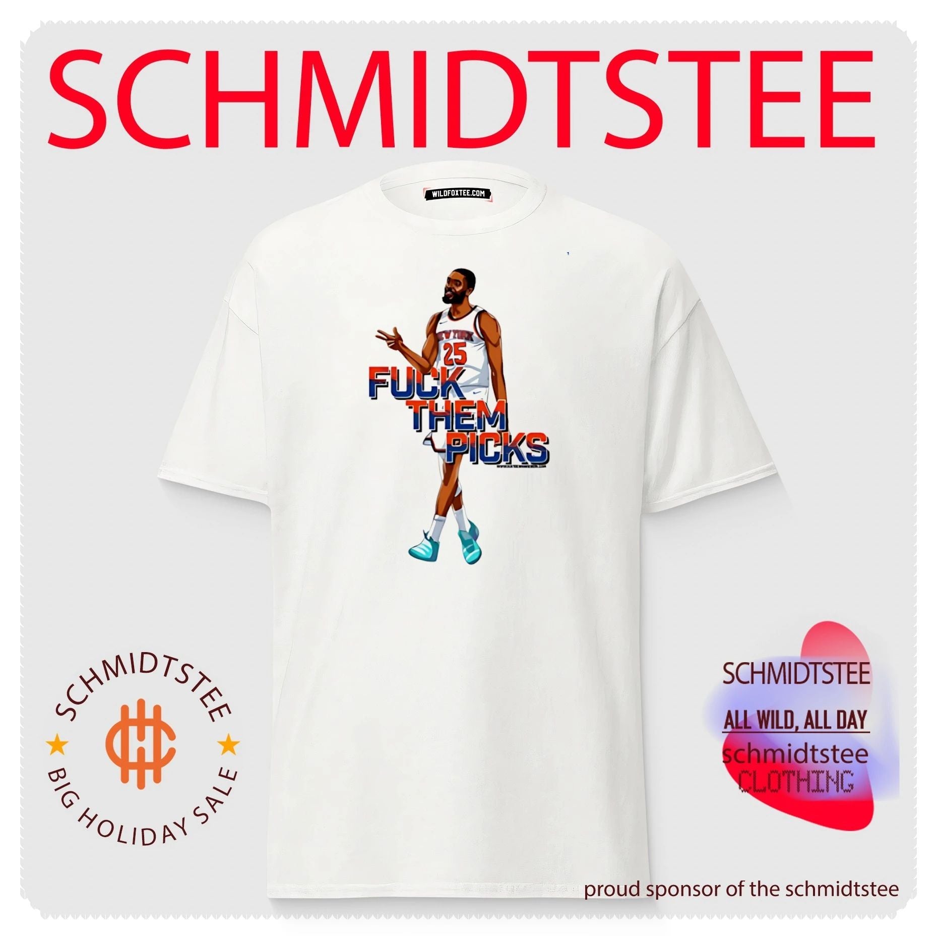 Knicks fuck them picks graphic shirt