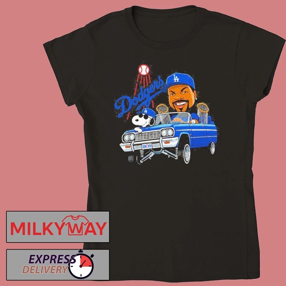 Los Angeles Dodger Snoopy Ice Cube Shirt