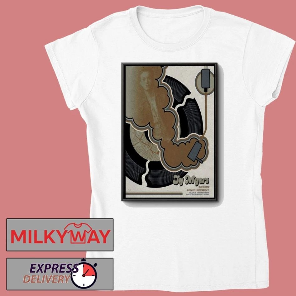 TOUR May 19 2026 Ty Myers Austin TX Tour On Poster shirt