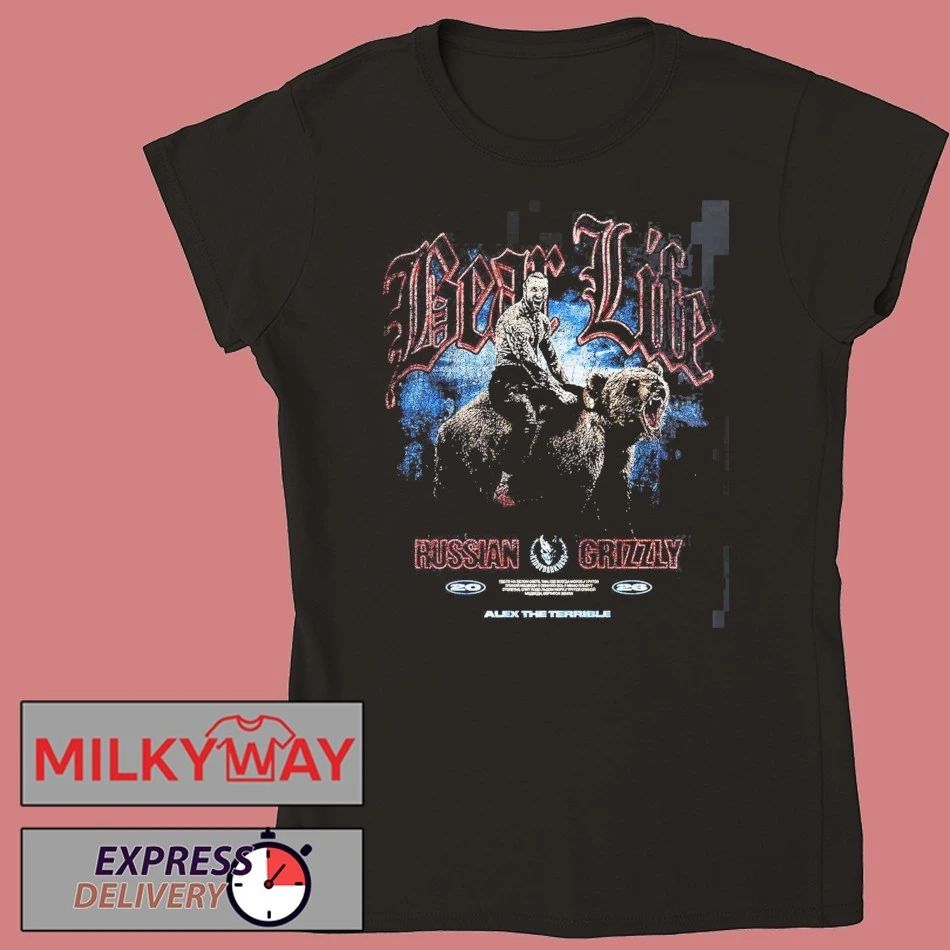 Alex The Terrible Slaughter to Prevail Russian Grizzly Bear Life T-Shirt