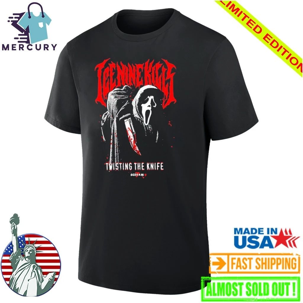 Ice Nine Kills Scream 7 Twisting The Knife Distance Shirt