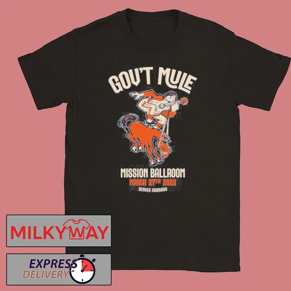 Gov’t Mule Mar 27, 2026 at Mission Ballroom, Denver Tour Shirt
