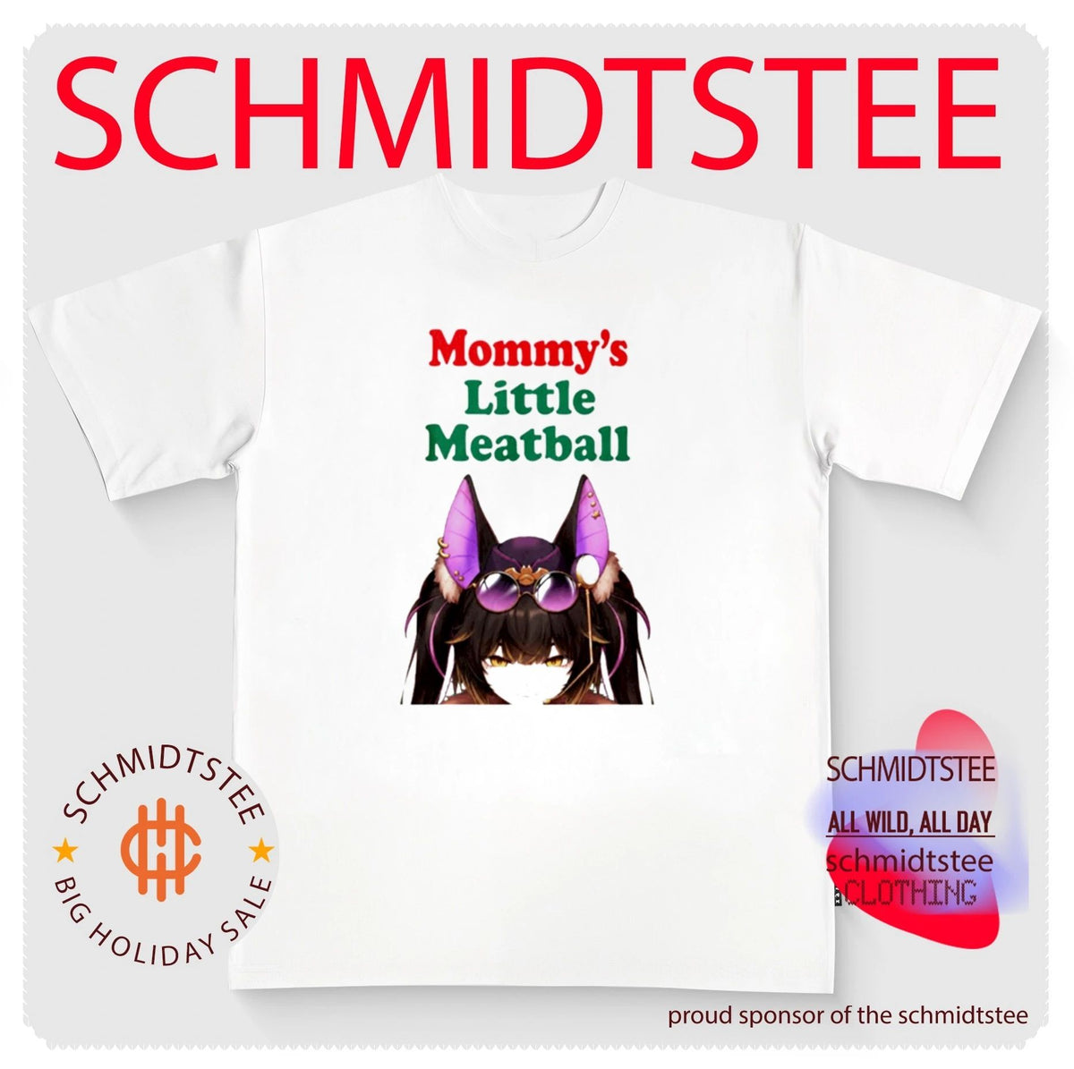 Mommy’s Little Meatball Bat Vtuber Shirt