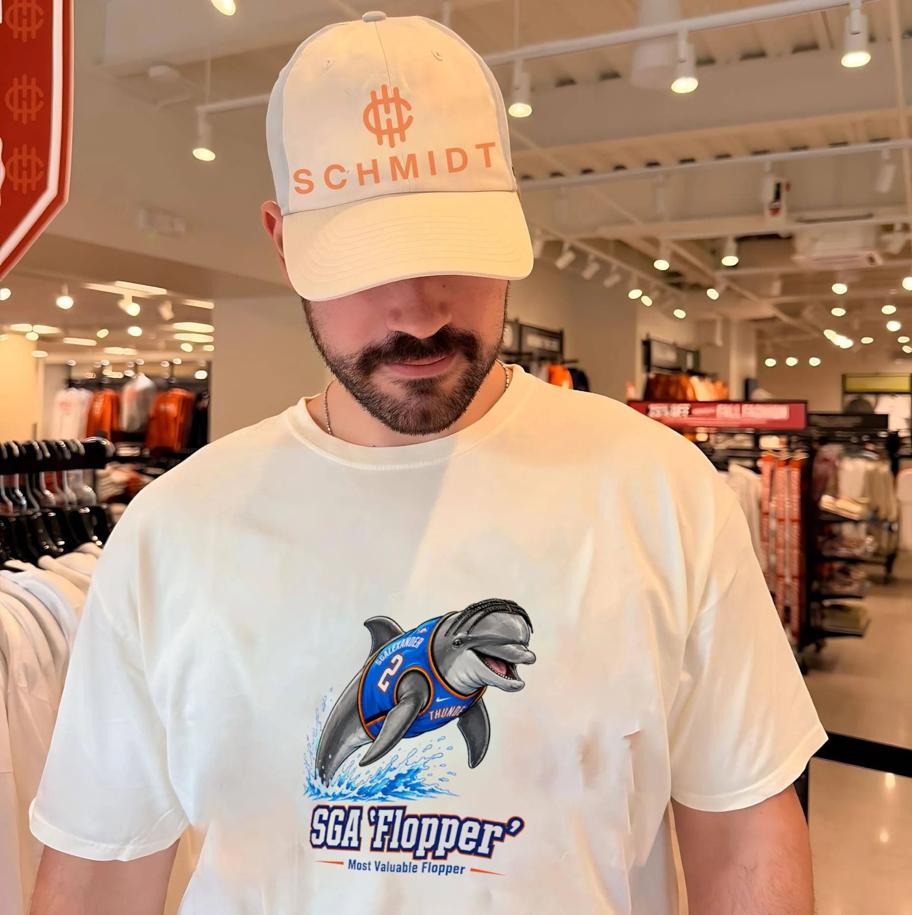 SGA Flopper Shai Gilgeous-Alexander Thunder Dolphin MVP Meme shirt