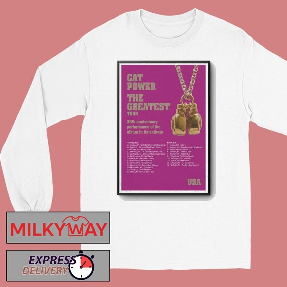 CAT POWER Mar 12 2026 Poster Atlanta, GA shirt
