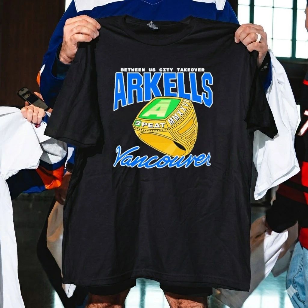 Arkells Vancouver Between Us City Takeover 3 Peat 2026 Ring Shirt