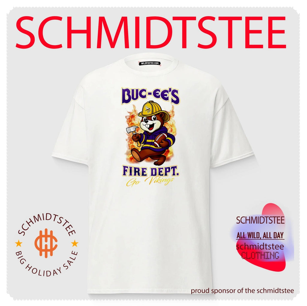 Minnesota Vikings Buc-Ee’s Fire Dept go Bears Firefighter Strong shirt