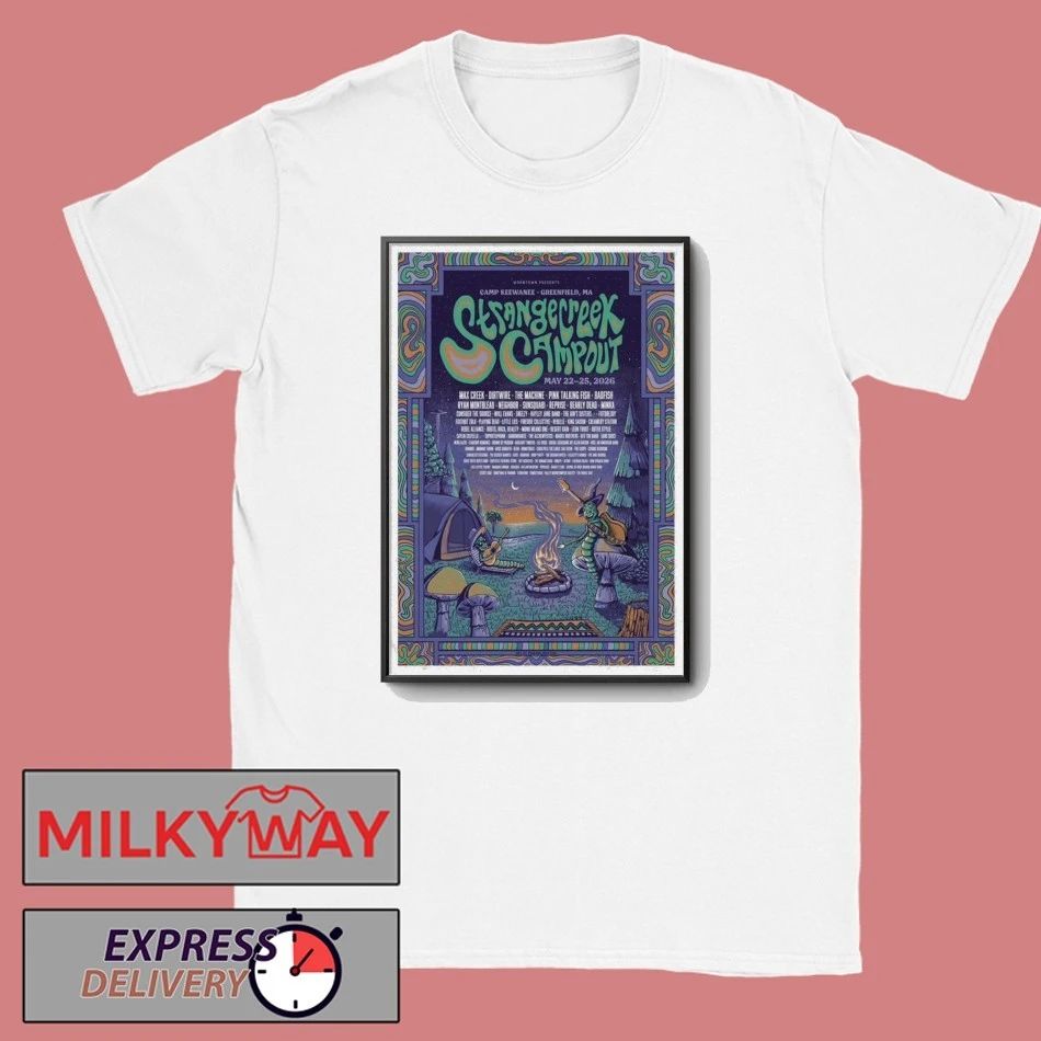 May 22-24 2026 StrangeCreek Campout Poster Camp Kee-Wanee TOUR shirt