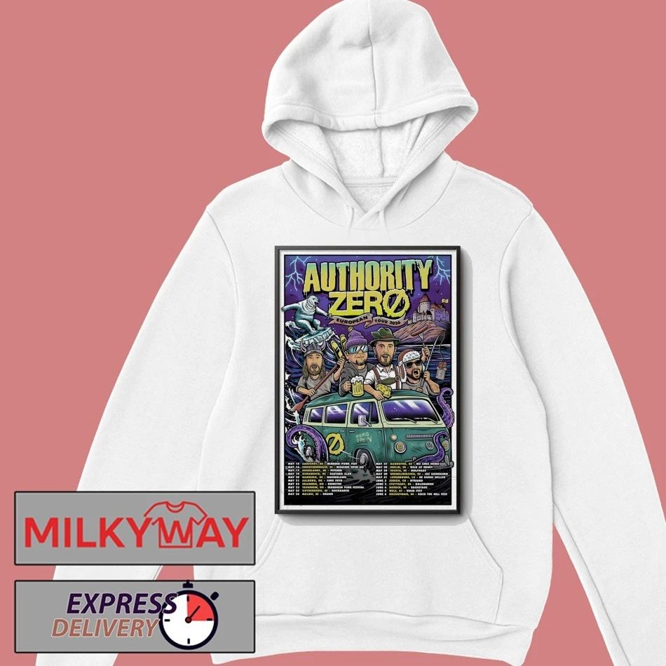 Authority Zero EU Tour 2026 Poster shirt