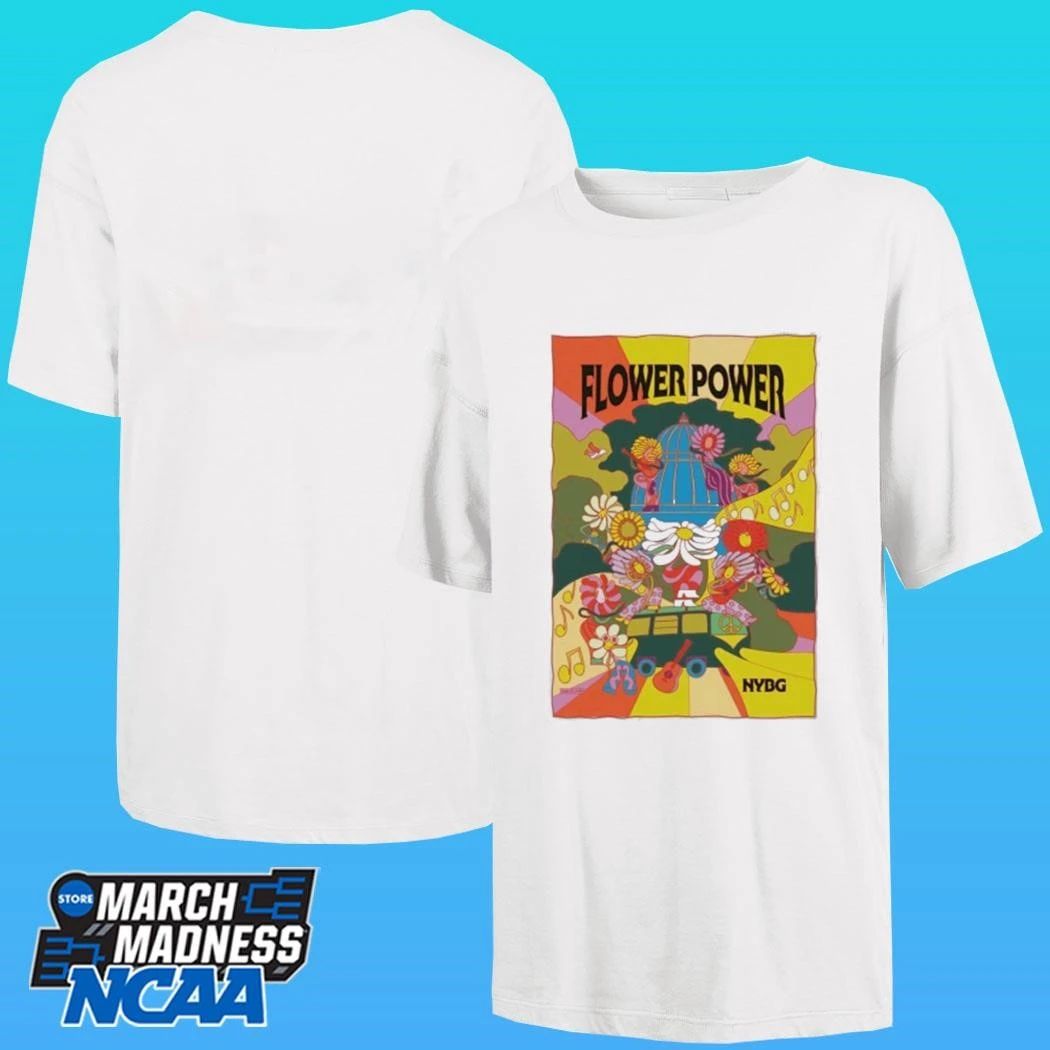 Nybg Flower Power Adult Tie-dye Shirt