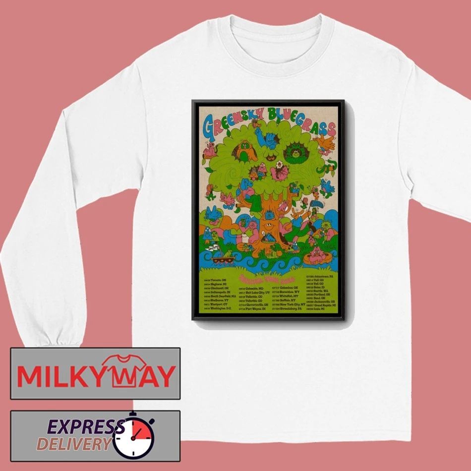 Greensky Bluegrass Poster Summer Tour 2026 shirt