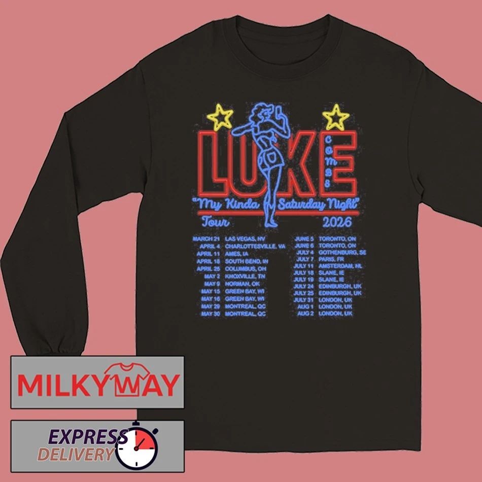 Luke Combs Tour Mar – Apr – May 2026 New shirt