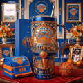New York Knicks 2026 Eastern Conference Champions Commemorative Luxury Stainless Steel Handle Tumbler