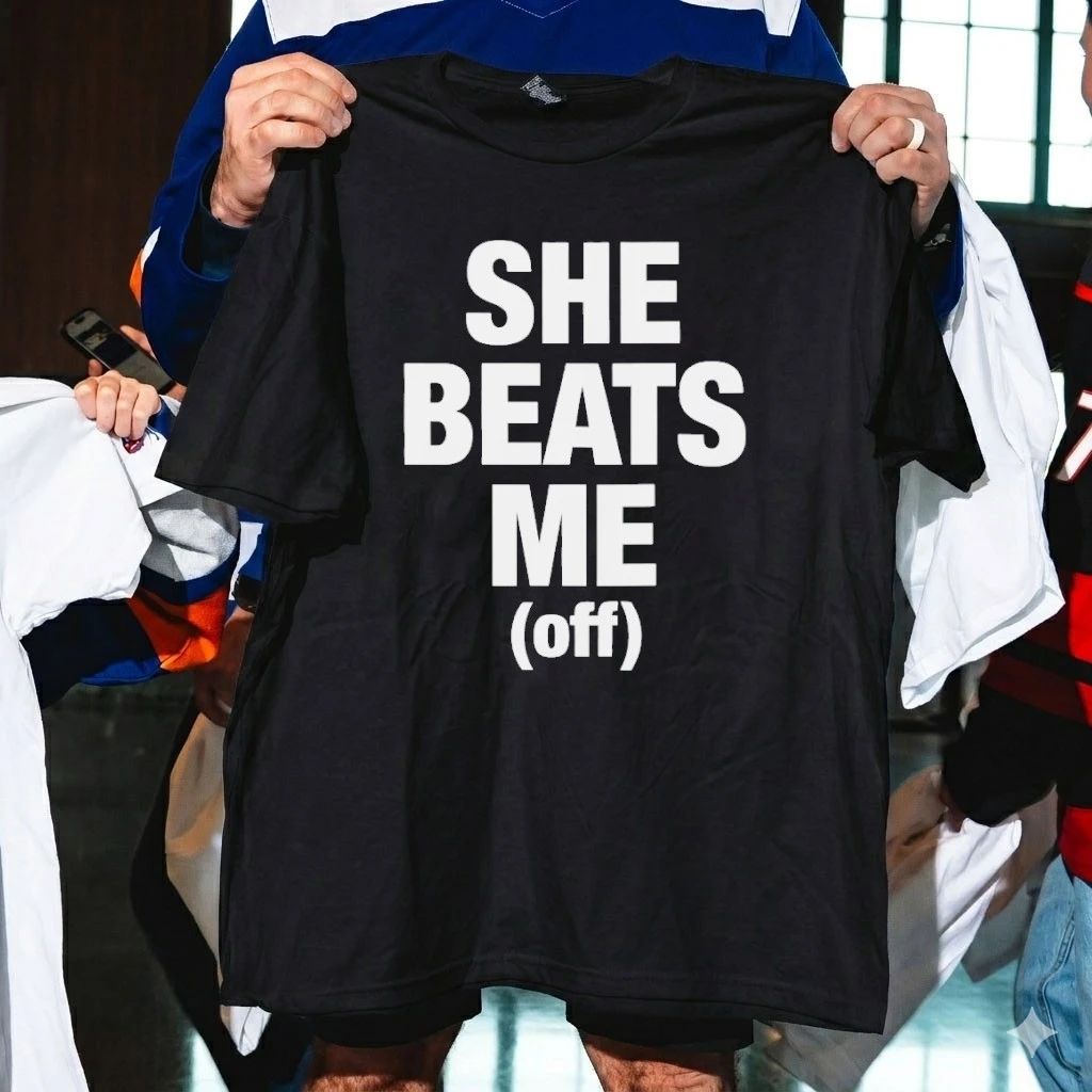 She Beats Me (off) Shirt