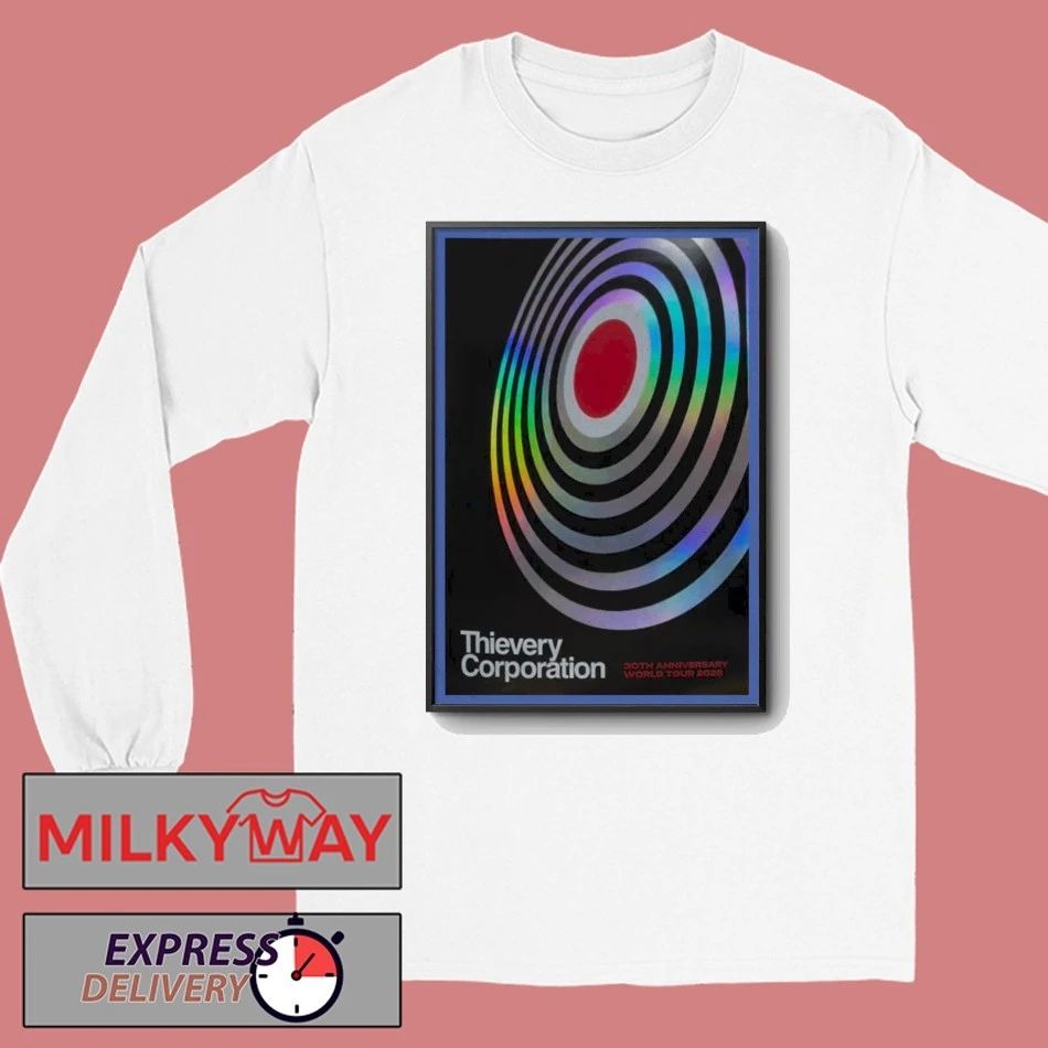 Poster Thievery Corporation 30th Anniversary World Tour 2026 shirt