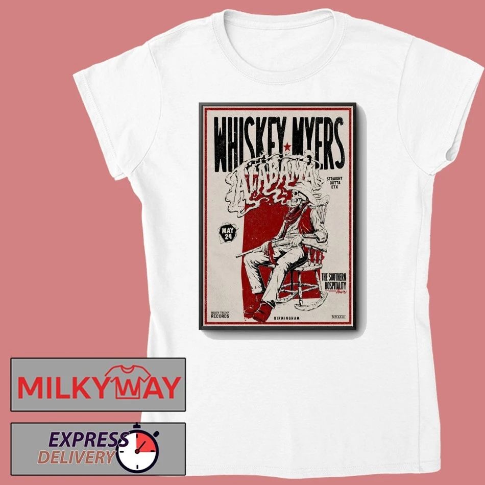 Whiskey Myers Birmingham AL 5 24 2026 Poster shirt