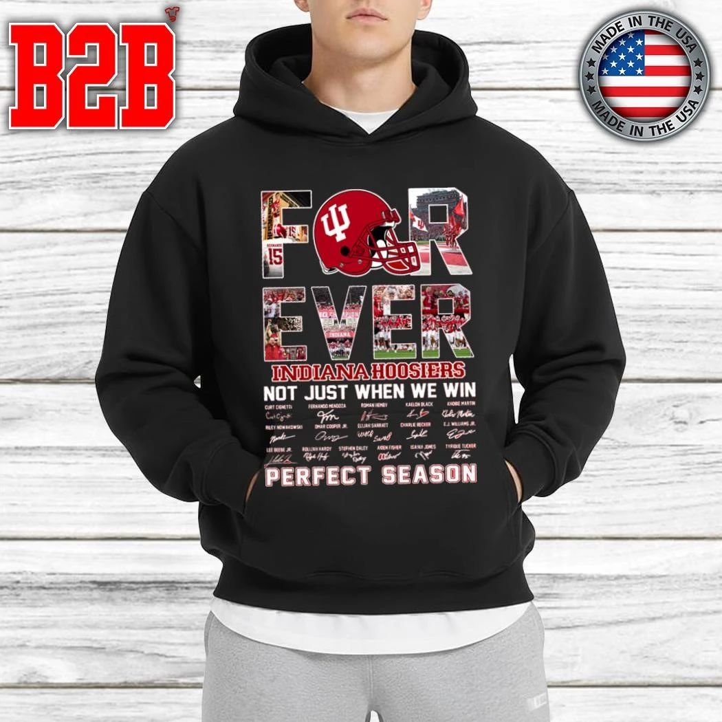 Indiana Hoosiers Forever Indiana Hoosiers Not Just When We Win Shirt
