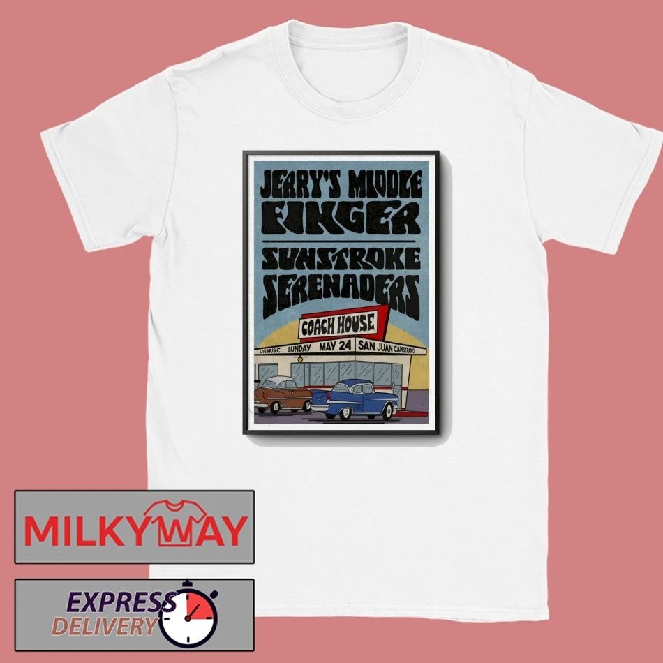 TOUR Jerry’s Middle Finger San Juan Capistrano May 24 2026 Poster shirt