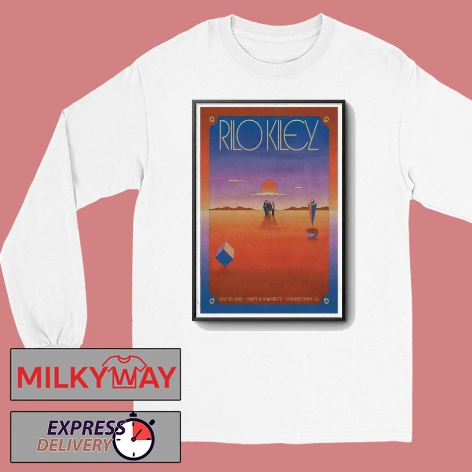 Poster 2026 May 20 Rilo Kiley Pioneertown TOUR shirt