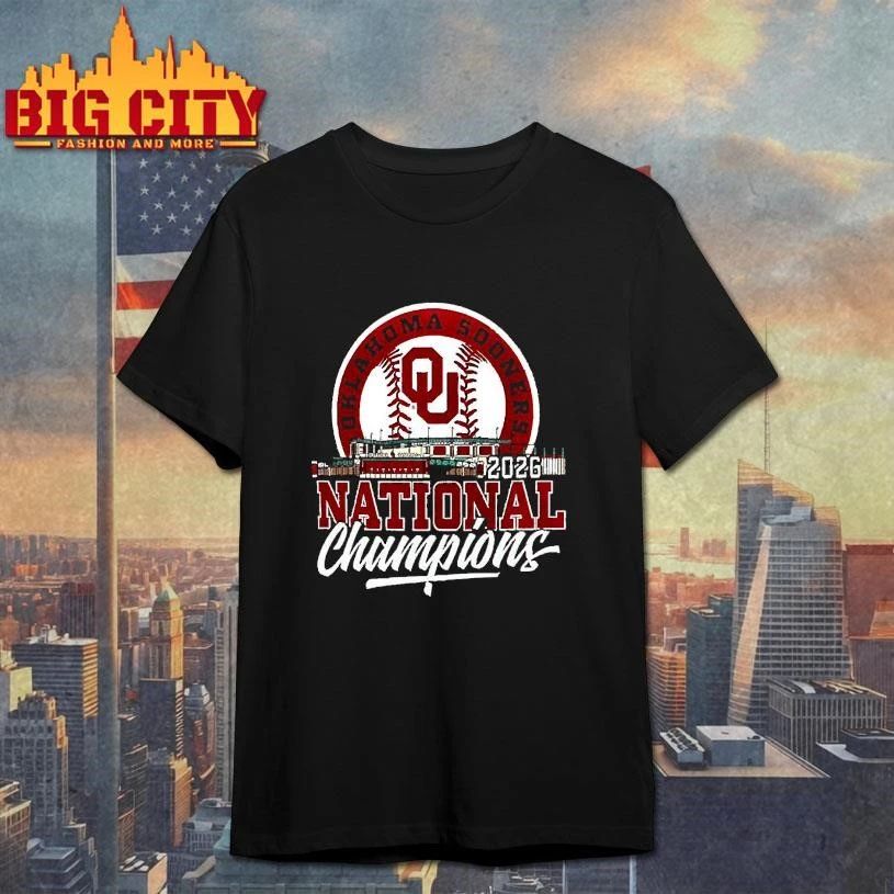 Oklahoma Sooners Baseball 3X National Champions shirt