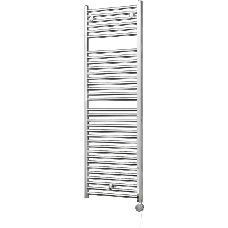 Roma – Chrome Electric Towel Rail H1512mm x W500mm Straight 600w Thermostatic