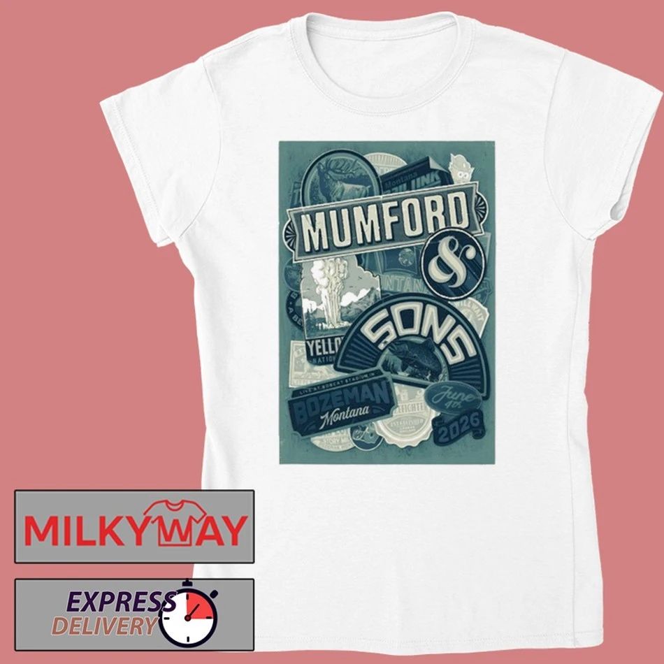 Mumford And Sons In Bozeman MT On June 4 2026 Tour shirt