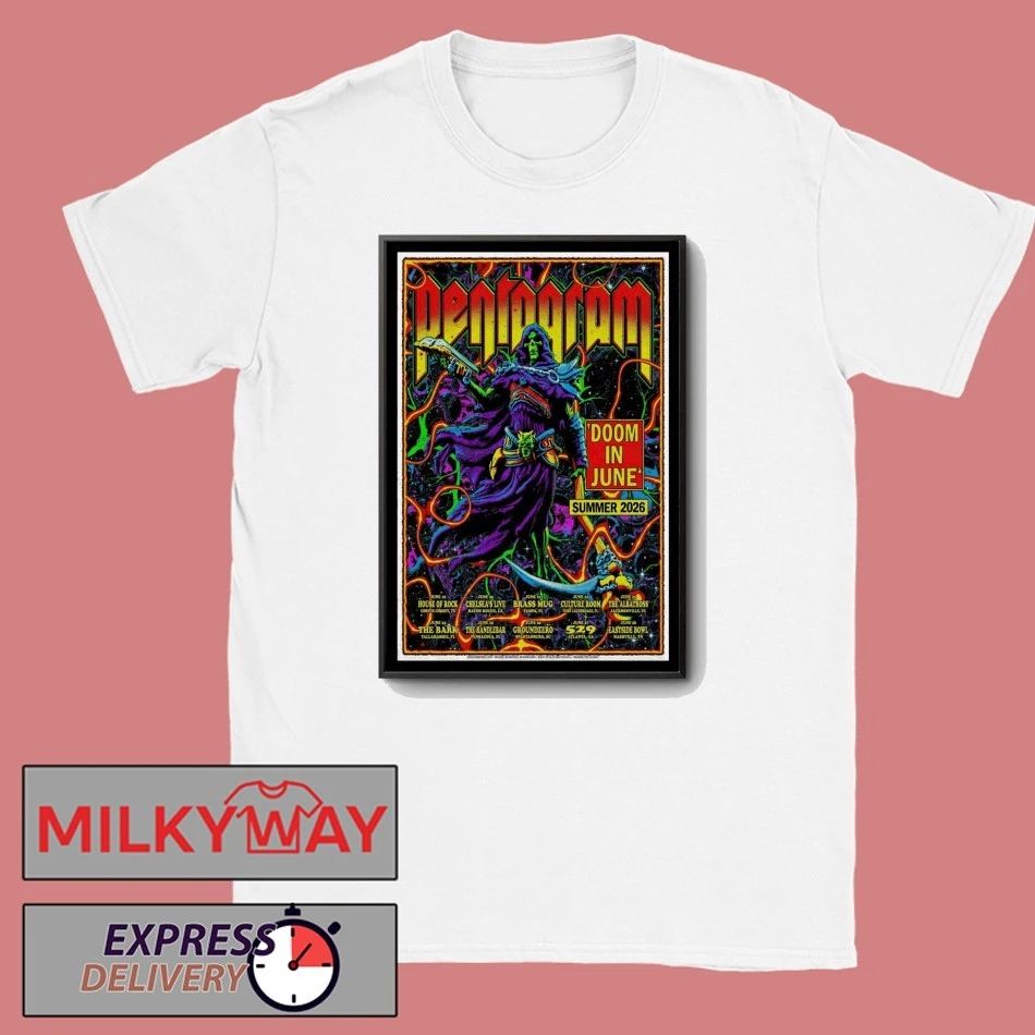 Pentagram Doom in June Summer 2026 Poster shirt