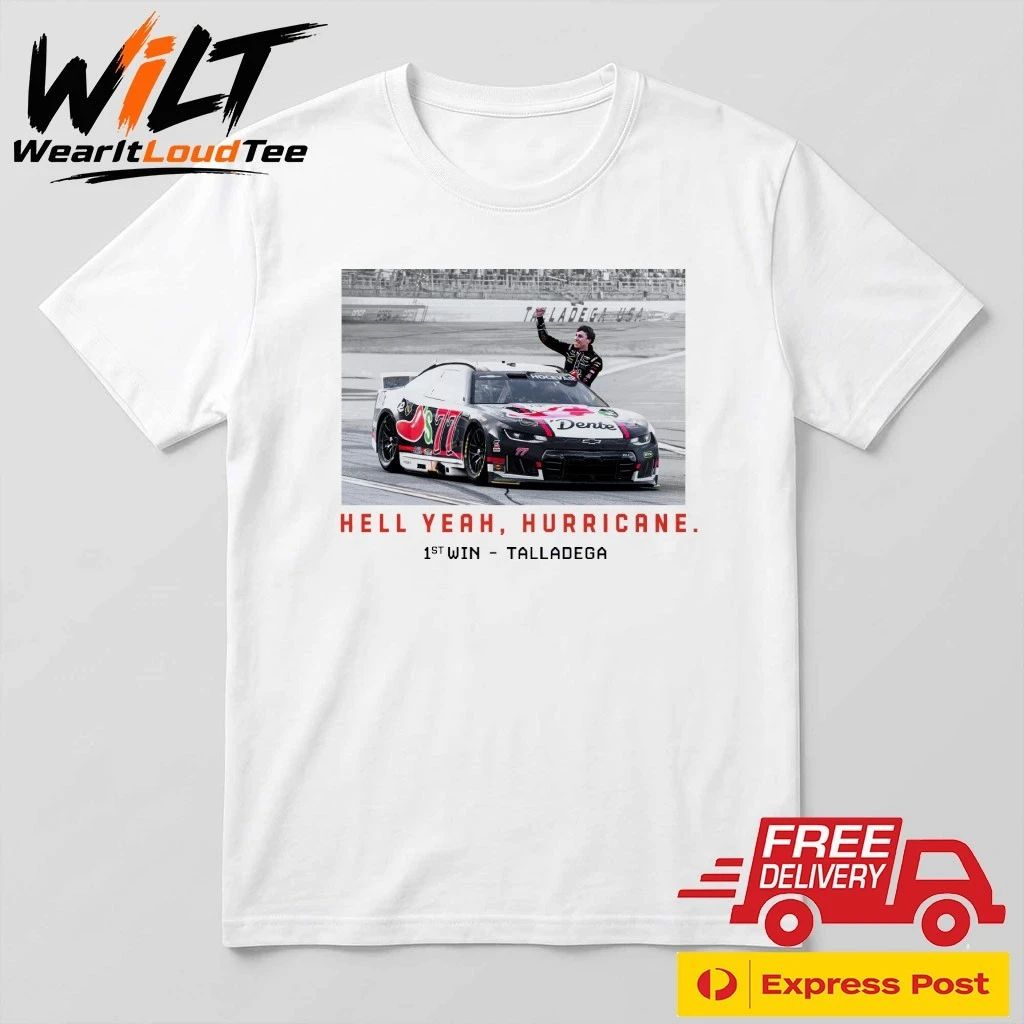 Carson Hocevar Hell Yeah Hurricane 1st Win Shirt