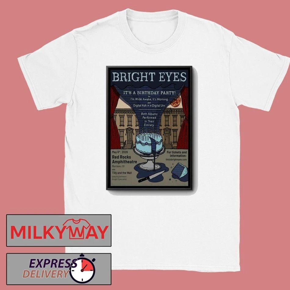 Bright Eyes May 6 2026 Red Rocks Amphitheater Morrison CO Poster shirt