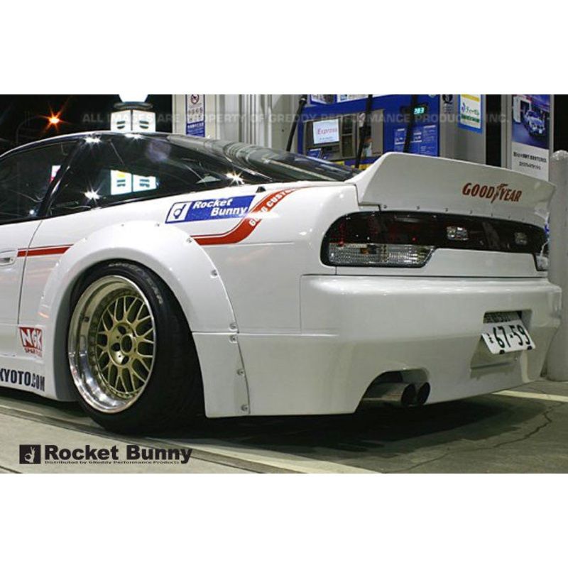 GReddy Rocket Bunny Side Skirts Ver. 1-FRP | 1989-1993 Nissan 240SX (17020232)
