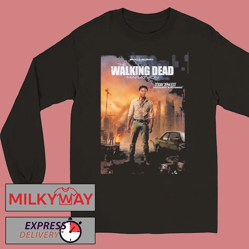 IShowSpeed The Walking Dead Marathon Live Stream T-Shirt