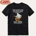 Never Underestimate And Old Man Who Still Plays Guitar In His Seventies Shirt