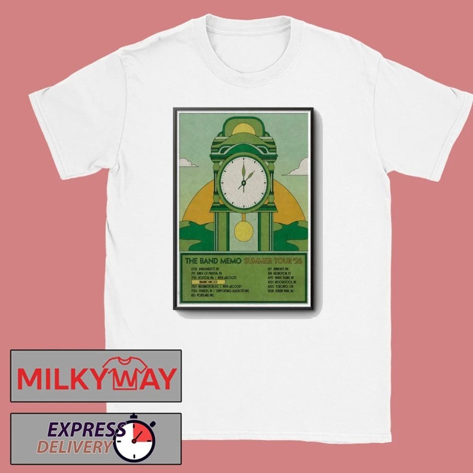 LIMITED Poster The Band Memo Summer Tour 2026 shirt
