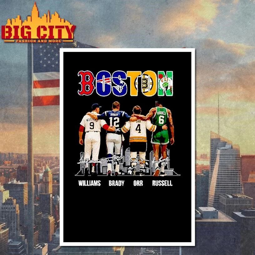 Williams Brady Orr Russell Boston players T Shirt