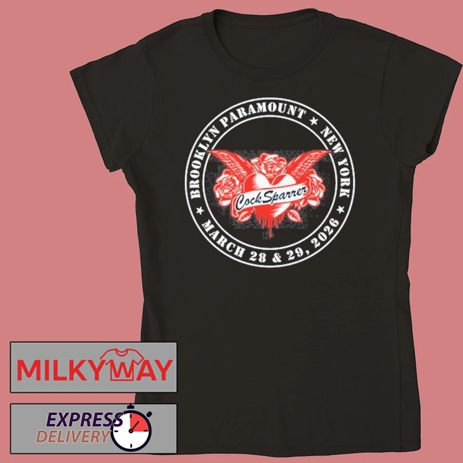 Cock Sparrer Concert Tour in Brooklyn, NY Mar 28 & 29 2026 shirt