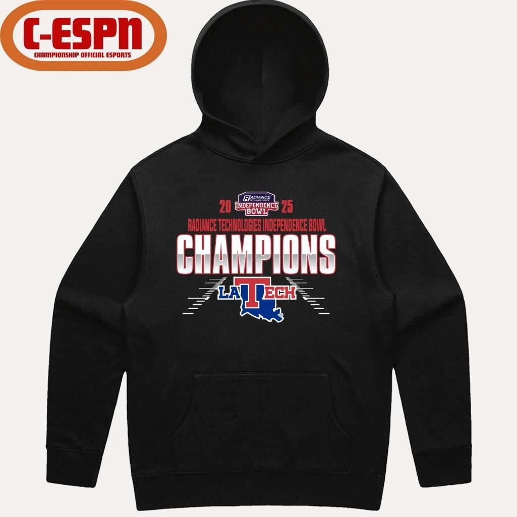 Louisiana Tech Bulldogs Radiance Technologies Independence Bowl Champions T-Shirt