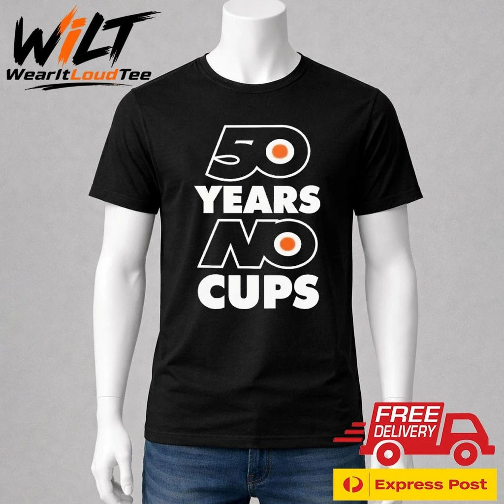 Erik Karlsson Flyers 50 Years No Cups Shirt