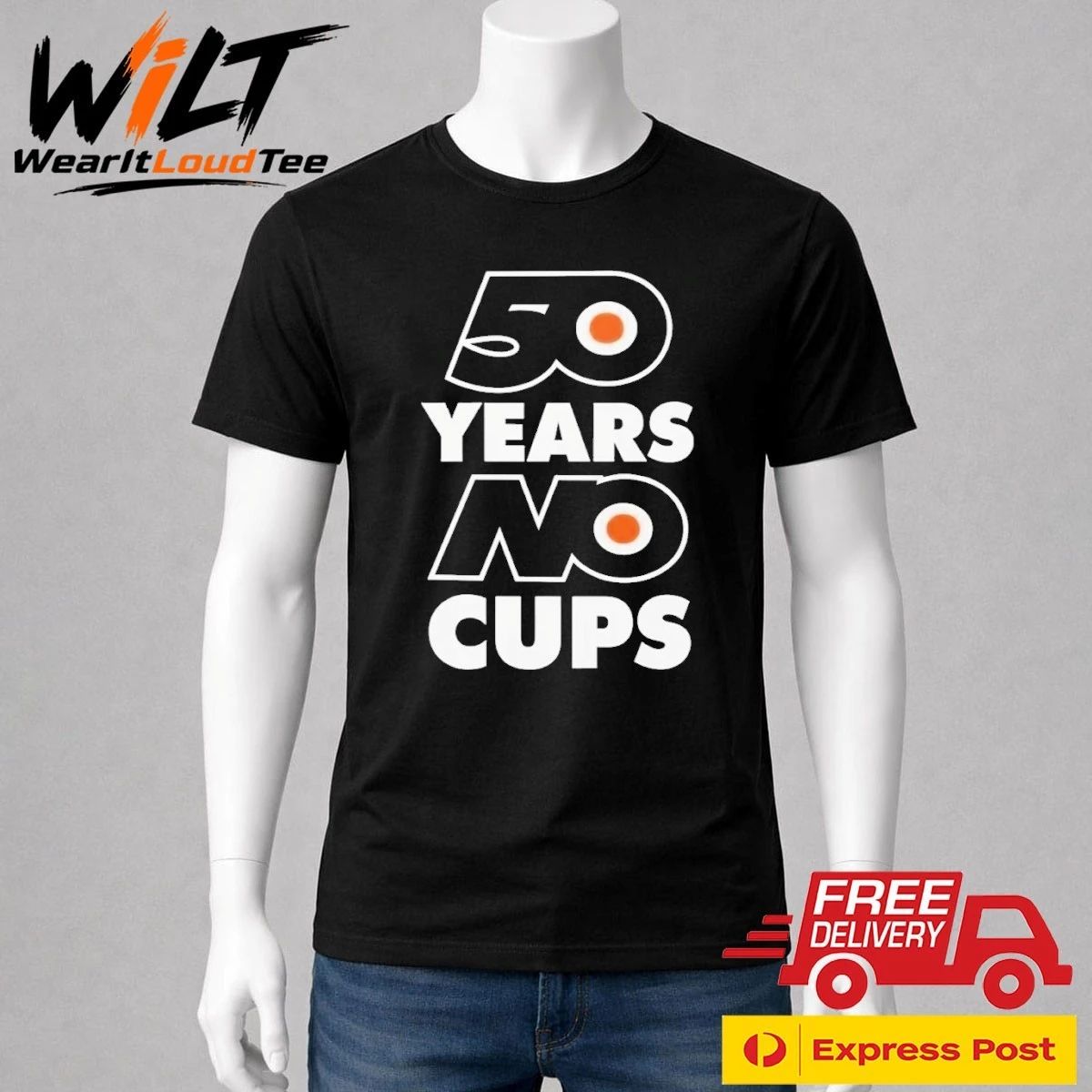 Erik Karlsson Flyers 50 Years No Cups Shirt