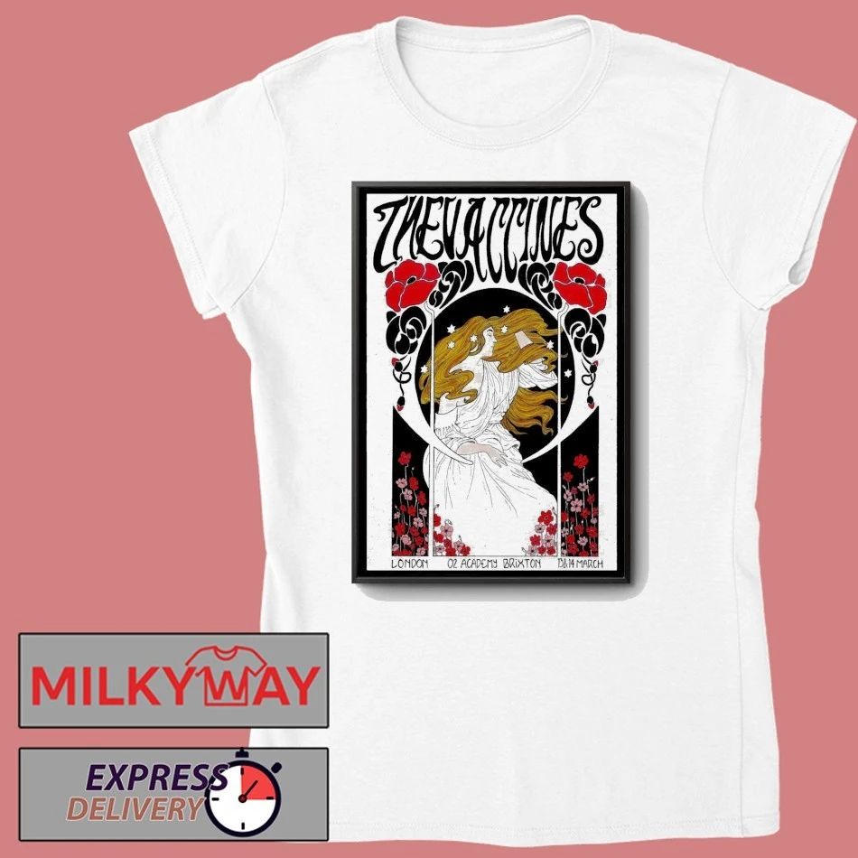 The Vaccines 02 Academy Brixton Mar 13 + 14 2026 Poster shirt