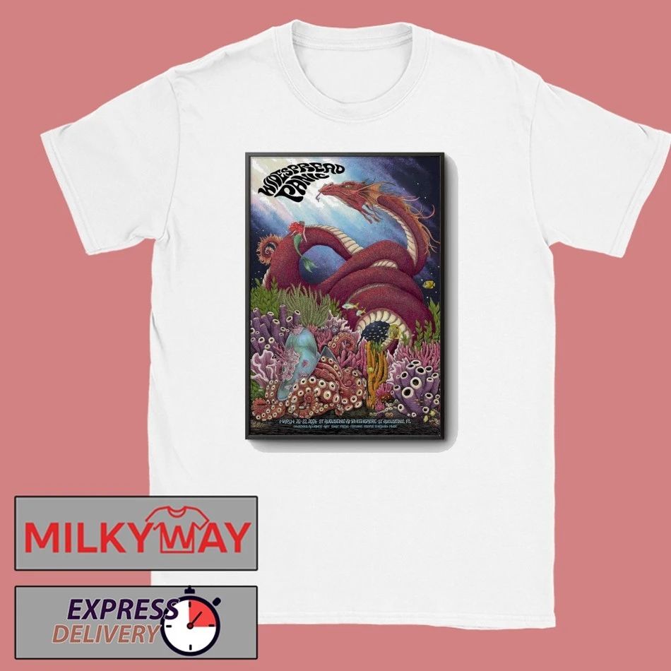 Widespread Panic St. Augustine FL 3 20-3 22 2026 Poster shirt