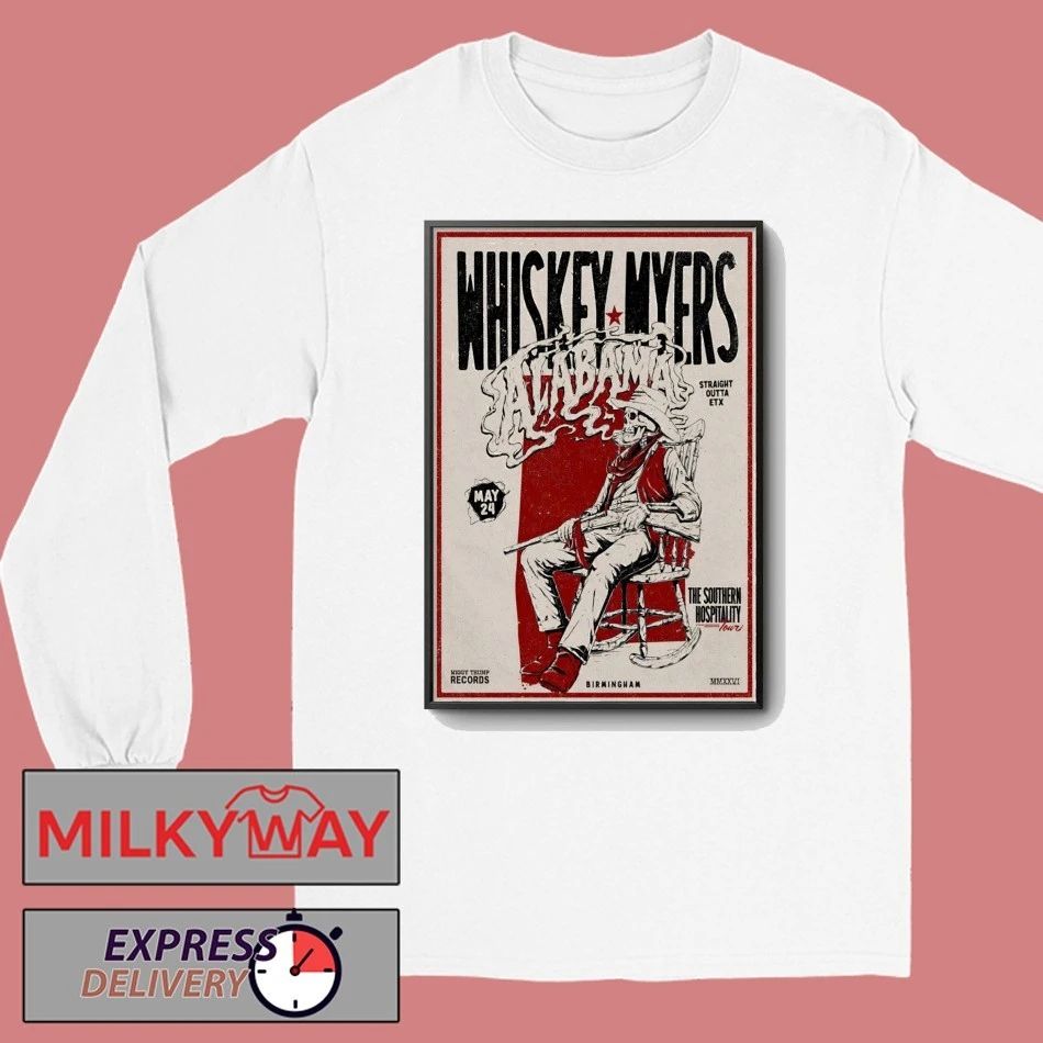 Whiskey Myers Birmingham AL 5 24 2026 Poster shirt