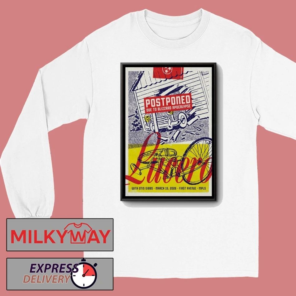 Lucero Mar 15 2026 First Avenue in Minneapolis MN Poster shirt