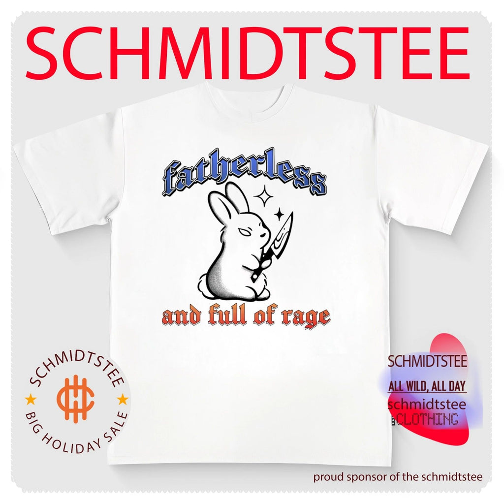Fatherless and Full of Rage Rabbit with Knife shirt