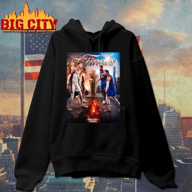 New York Knicks Vs San Antonio Spurs 2026 NBA Finals Matchup Poster Shirt